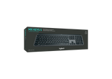 Logitech MX Keys S Belaidė klaviatūra, RF Wireless+Bluetooth, Illuminated, US Int, Graphite