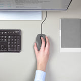 Logitech M100 Laidinė pelė USB-A 1000 DPI, Juoda