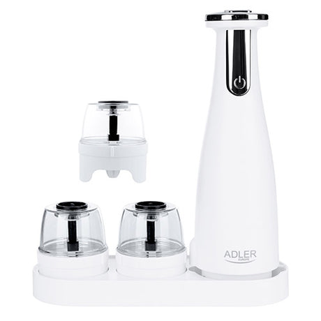 Adler | Electric Salt and pepper grinder | AD 4449w | Housing material ABS plastic | 7 W | Lithium | Matte White