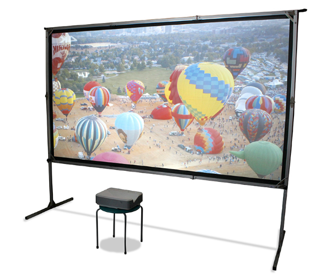 Elite Screens | Yard Master 2 Mobile Outdoor screen WV-Dual | OMS120H2-DUAL | Diagonal 120 " | 16:9 | Viewable screen width (W) 266 cm