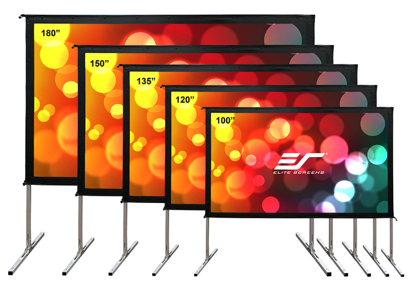 Elite Screens | Yard Master 2 Mobile Outdoor screen WV-Dual | OMS120H2-DUAL | Diagonal 120 " | 16:9 | Viewable screen width (W) 266 cm