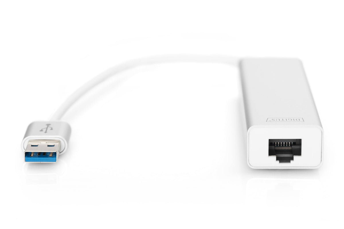 Digitus | 3-port USB Hub and Gigabit LAN adapter | DA-70250-1 | USB Hub