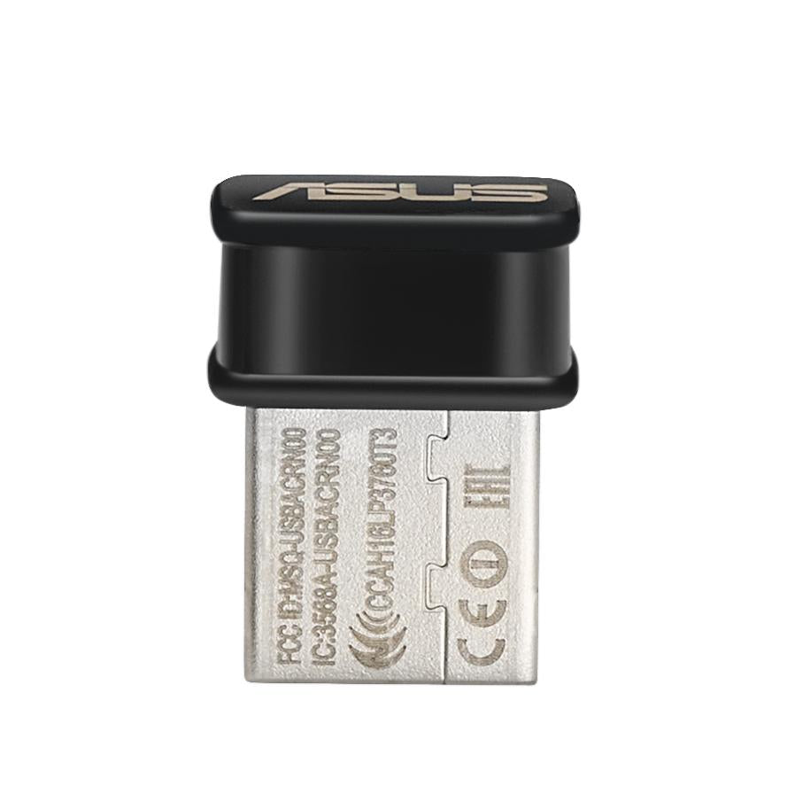 Asus | USB-AC53 NANO AC1200 Dual-band USB MU-MIMO Wi-Fi Adapter | 2.4GHz/5GHz | 36 month(s)