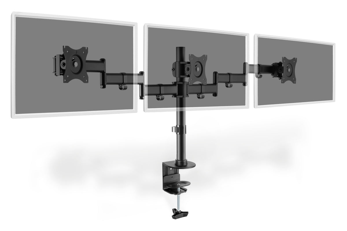 Digitus | Desk Mount | DA-90362 | Tilt, Height adjustment, Rotate | 15-27 " | Black