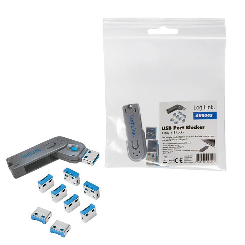 Logilink | USB port blocker | AU0045