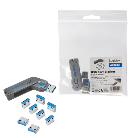 Logilink | USB port blocker | AU0045