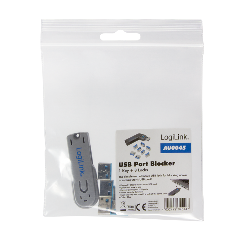Logilink | USB port blocker | AU0045