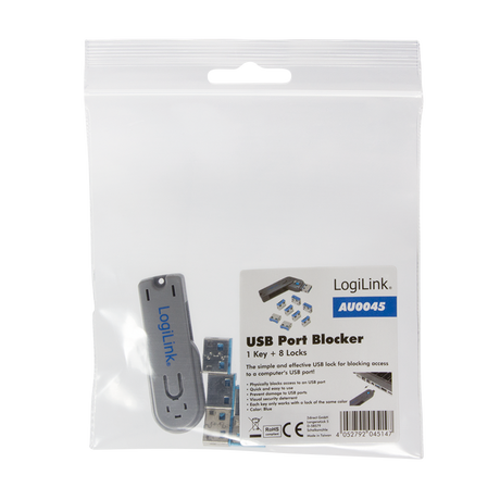 Logilink | USB port blocker | AU0045
