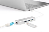 Digitus | USB Type-C 3-Port Hub + Gigabit Ethernet