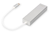 Digitus | USB Type-C 3-Port Hub + Gigabit Ethernet