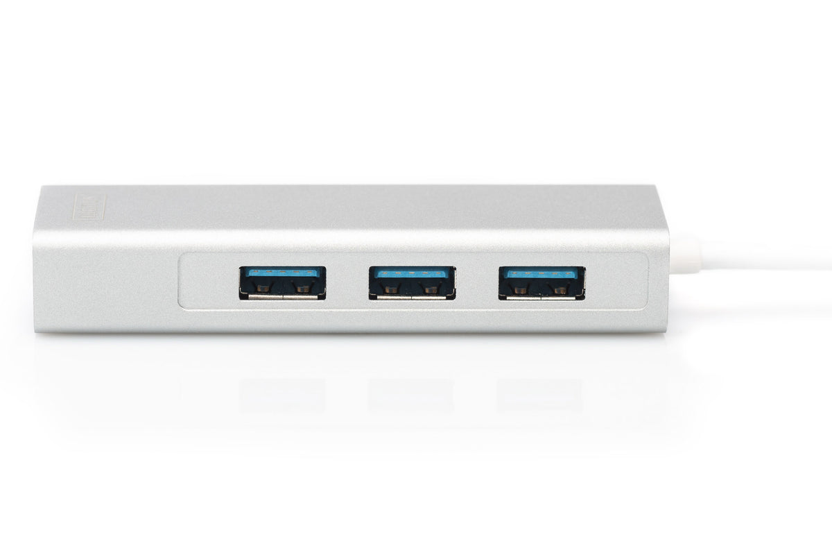 Digitus | USB Type-C 3-Port Hub + Gigabit Ethernet