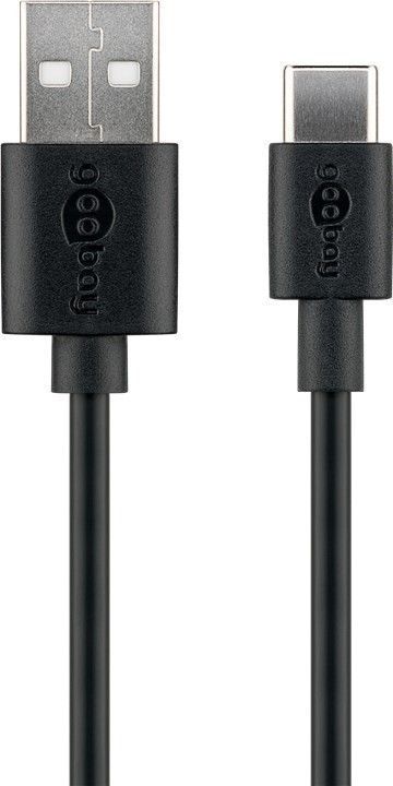 Goobay | USB-C charging and sync cable (USB-A > USB-C) | 59124 | USB 2.0 male (type A)