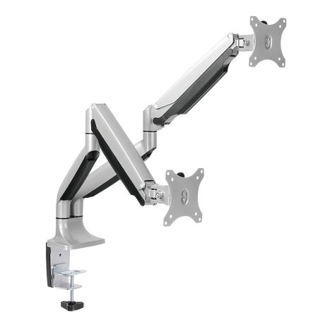Logilink BP0043 Dual Monitor Desk mount, 13"-32",gas spring, aluminum | Logilink