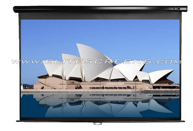 Elite Screens | Manual Series | M99UWS1 | Diagonal 99 " | 1:1 | Viewable screen width (W) 178 cm | Black