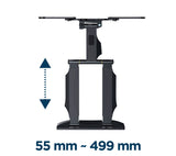 Gembird | Wall mount | WM-55ST-01 | Tilt, swivel, rotate | 32-55 " | Maximum weight (capacity) 32 kg | Black