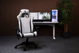 Arozzi Avanti SoftFabric | Gaming Chair | Soft Fabric | Light Grey