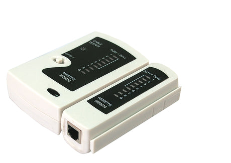 Logilink | Cable tester for RJ11, RJ12 and RJ45 with remote unit