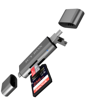 Raidsonic | External card reader with multi-USB connector | External | Micro SDHC, Micro SDXC, microSD 3.0 UHS-I SD, SDHC, SDXC, SD 2.0 UHS-I, MMC | external