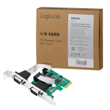 Logilink | 2 x serial (COM) | PCIe