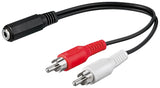 Goobay | Audio cable adapter, 3.5 mm | 50092