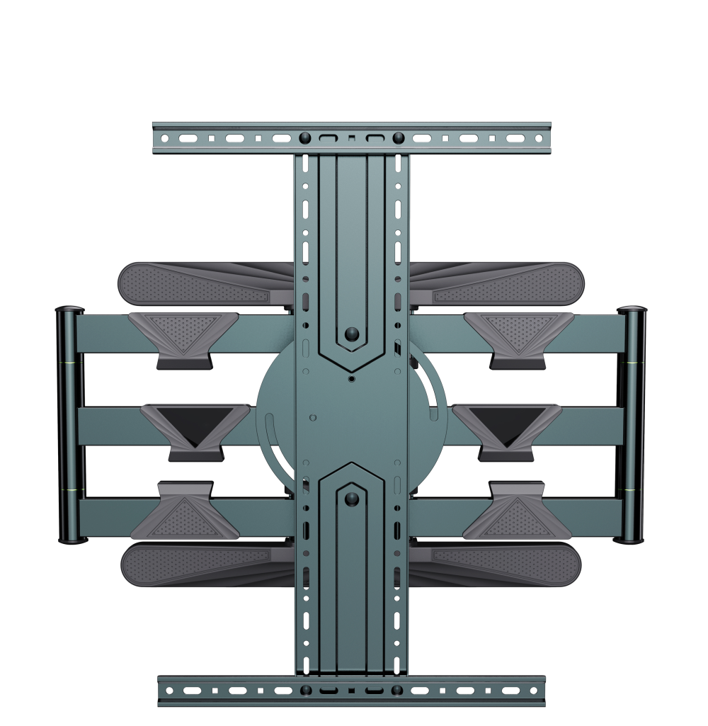 Gembird | Wall mount | WM-80STR-01 | Tilt, swivel, rotate | 40-80 " | Maximum weight (capacity) 50 kg | Black