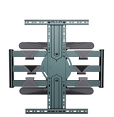 Gembird | Wall mount | WM-80STR-01 | Tilt, swivel, rotate | 40-80 " | Maximum weight (capacity) 50 kg | Black