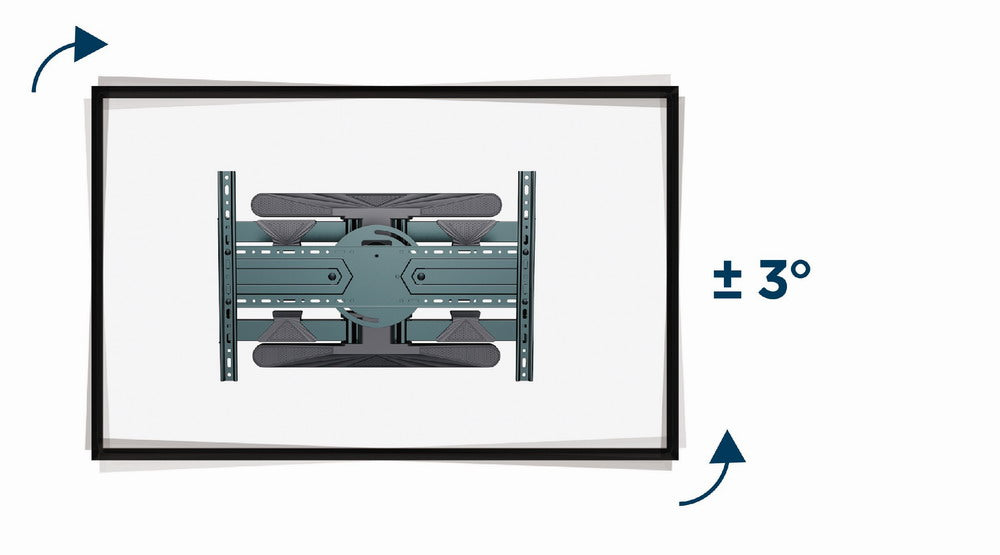Gembird | Wall mount | WM-80STR-01 | Tilt, swivel, rotate | 40-80 " | Maximum weight (capacity) 50 kg | Black