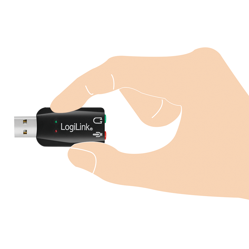 Logilink | USB Audio adapter, 5.1 sound effect
