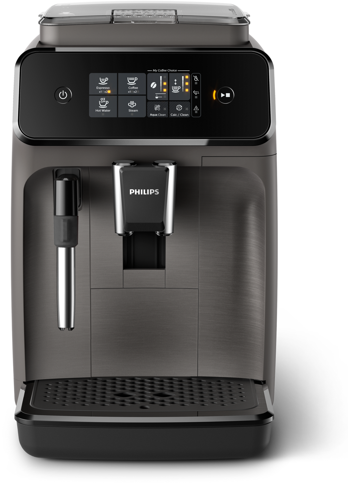 Philips | Espresso Coffee maker Series 1200 | EP1224/00 | Pump pressure 15 bar | Built-in milk frother | Fully automatic | 1500 W | Light Gray