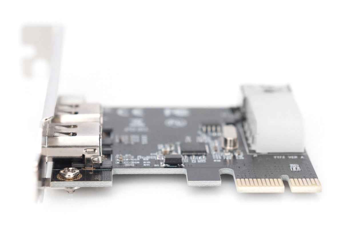 Digitus | IEEE 1394a Interface Card, PCI express, 4 Port 1x ext. 1394mini, 2x ext./1x int. 1394a Ports | DS-30201-5