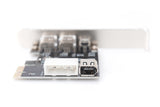 Digitus | IEEE 1394a Interface Card, PCI express, 4 Port 1x ext. 1394mini, 2x ext./1x int. 1394a Ports | DS-30201-5