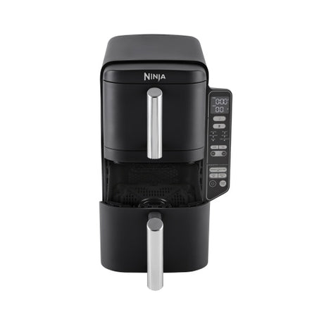 NINJA Double Stack Vertical Air Fryer with 2 Stacking Drawers | SL300EU | Power 2470 W | Capacity 7.6 L | Black