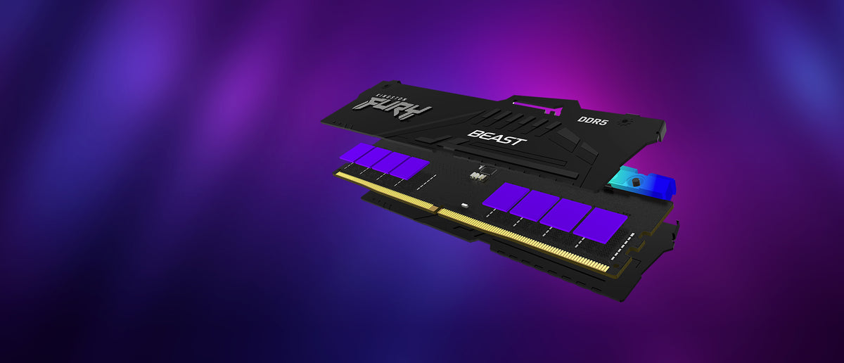 Kingston KF560C30BBEA-32 32GB 6000MT/s DDR5 CL30 DIMM FURY Beast Black RGB EXPO | Kingston