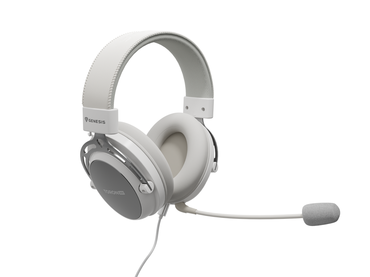 Genesis | Gaming Headset | Toron 301 | Wired | Over-Ear | Microphone | White