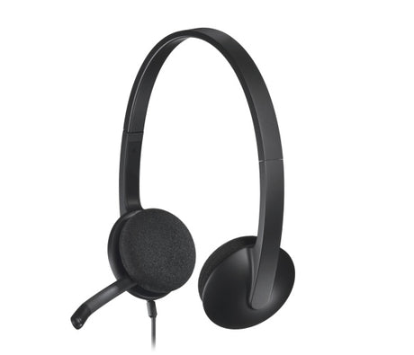 Logitech H340 USB Laidinės ausinės USB-A, Juoda