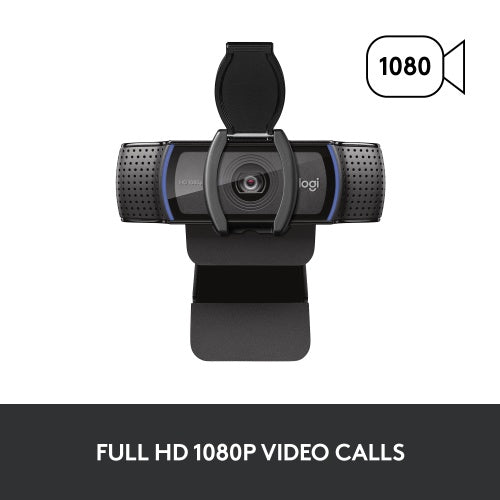 Logitech C920s PRO HD Internetinė kamera FHD 1920x1080, USB-A, Juoda