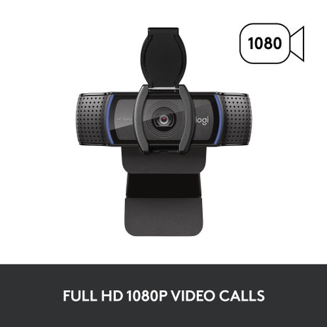 Logitech C920s PRO HD Internetinė kamera FHD 1920x1080, USB-A, Juoda