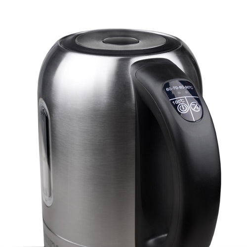 Camry | Kettle | CR 1253 | With electronic control | 2200 W | 1.7 L | Stainless steel | 360° rotational base | Stainless steel