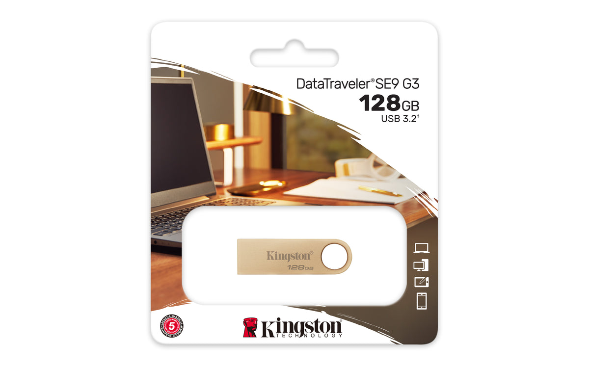 Kingston DataTraveler SE9 G3 | 128 GB | USB Type-A | Gold