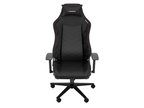Genesis Gaming Chair Nitro 890 G2 Backrest upholstery material: Eco leather, Seat upholstery material: Eco leather, Base material: Metal, Castors material: Nylon with CareGlide coating | Black/Red