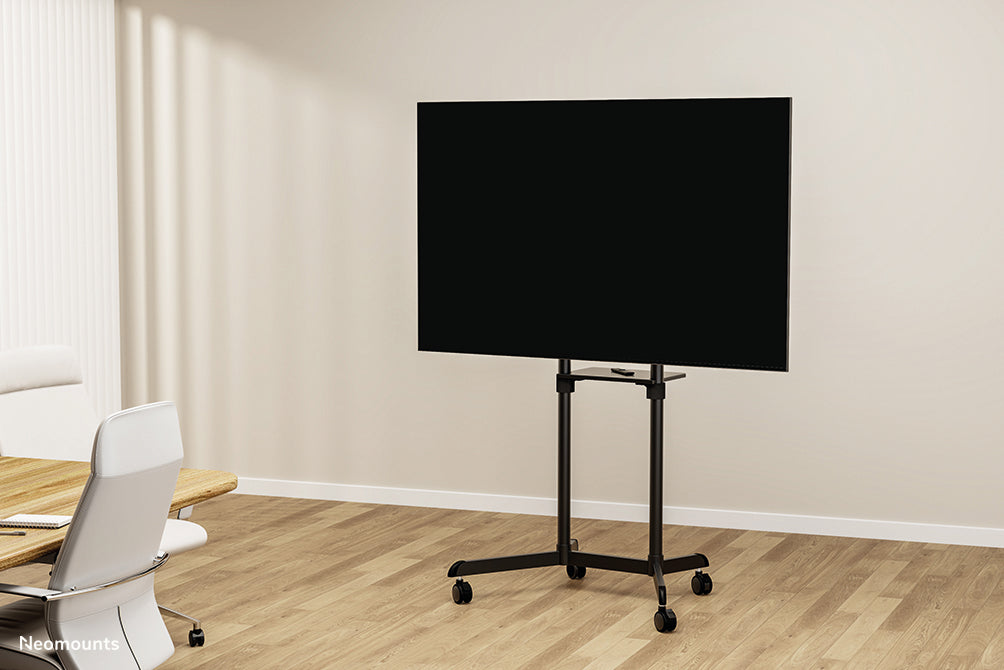 Neomounts Floor stand | NS-M1250BLACK TV trolley | Rotate, Tilt | 37-70 " | Maximum weight (capacity) 70 kg | Black