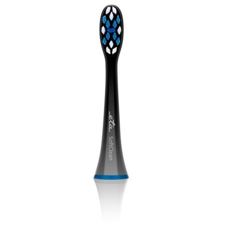 ETA | Toothbrush replacement | SoftClean ETA070790600 | Heads | For adults | Number of brush heads included 2 | Number of teeth brushing modes Does not apply | Black
