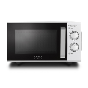 Caso | Ceramic Microwave Oven with Grill | MG 25 Ecostyle | Free standing | 900 W | 25 L | Grill | Silver