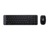 Logitech MK220 Combo Belaidė klaviatūra + pelė, US, Juoda