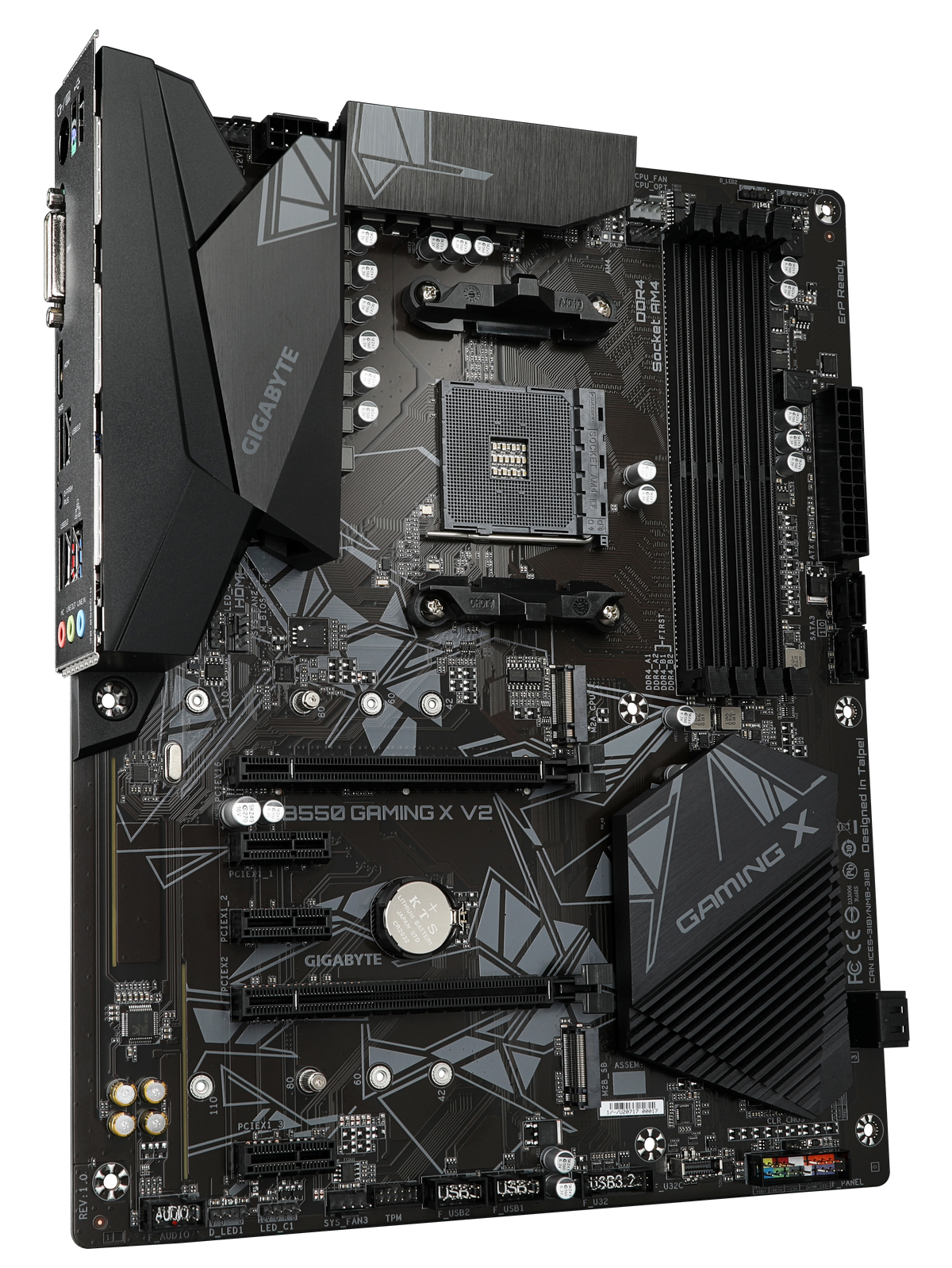 Gigabyte | B550 GAMING X V2 | Processor family AMD | Processor socket AM4 | DDR4 DIMM | Memory slots 4 | Chipset AMD B | ATX
