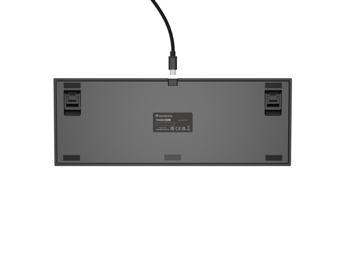 Genesis | THOR 404 TKL | Mechanical Gaming Keyboard | Wired | US | Kailh Box Brown V2 | Black | RGB