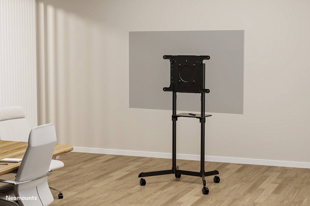 Neomounts Floor stand | NS-M1250BLACK TV trolley | Rotate, Tilt | 37-70 " | Maximum weight (capacity) 70 kg | Black