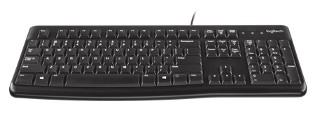Logitech MK120 Combo Laidinė klaviatūra + pelė, USB, US Int, Juoda