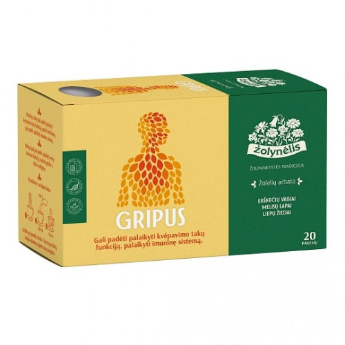 Žolynėlis žolelių arbata Sušalus , 30g (1,5x 20)