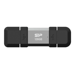 Silicon Power Dual USB Drive | Mobile C51 | 128 GB | USB Type-C/Type-A | Silver